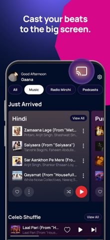 Gaana: MP3 Songs, Music App для Android — скриншот 5