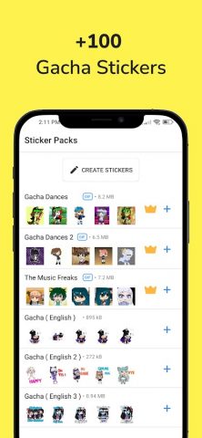 Gacha Stickers for WA для Android — скриншот 1