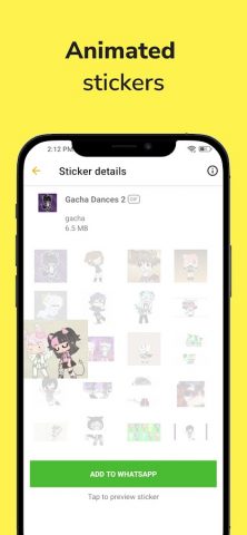 Gacha Stickers for WA для Android — скриншот 5