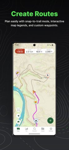 Gaia GPS (Topo Maps) для Android — скриншот 4