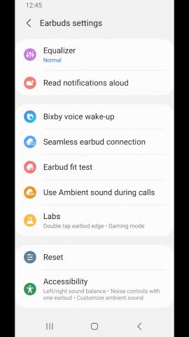 Galaxy Buds2 Manager для Android — скриншот 2