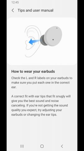 Galaxy Buds2 Manager для Android — скриншот 3