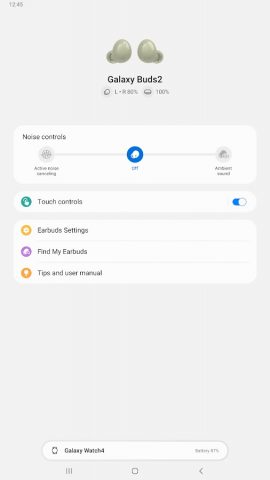 Galaxy Buds2 Manager для Android — скриншот 5