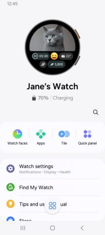 Galaxy Wearable (Samsung Gear) для Android — скриншот 2