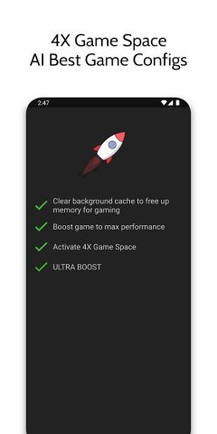 Game Booster 4x Faster для Android — скриншот 4