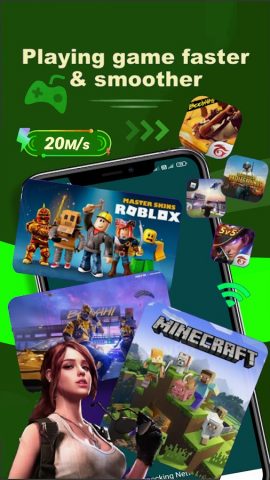 Gamers VPN: Low Ping Gaming для Android — скриншот 1
