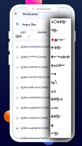 Gaming Fancy Name : Nickname для Android — скриншот 4