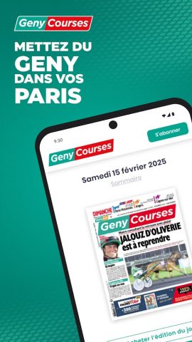 Geny Courses: pronostic quinté для Android — скриншот 1