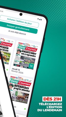 Geny Courses: pronostic quinté для Android — скриншот 2