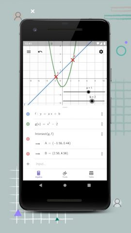 GeoGebra Calculator Suite для Android — скриншот 3