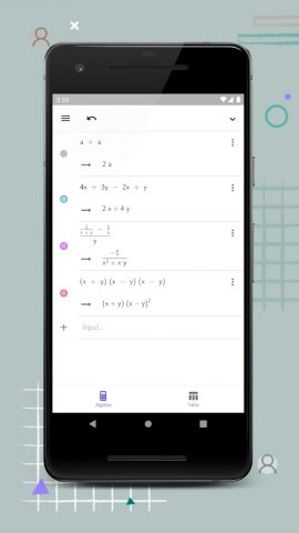 GeoGebra Calculator Suite для Android — скриншот 5