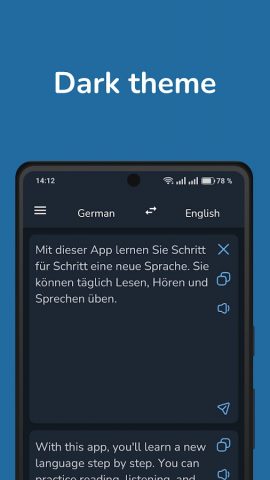 German English Translator для Android — скриншот 4