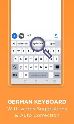 German language Keyboard Fonts для Android — скриншот 1