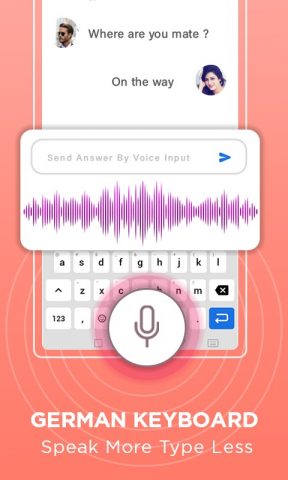 German language Keyboard Fonts для Android — скриншот 2