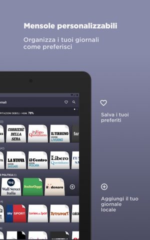 Giornali Italiani для Android — скриншот 5