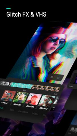 Glitch Видео Редактор для Android — скриншот 1