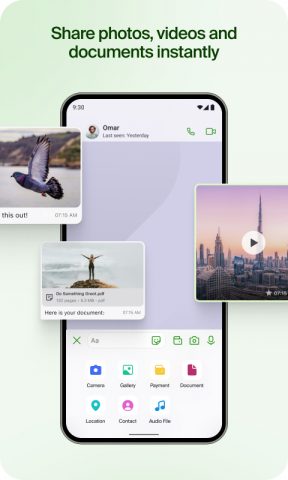 GoChat Messenger: Video Calls для Android — скриншот 2