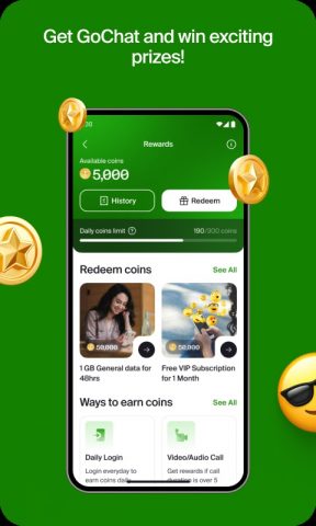 GoChat Messenger: Video Calls для Android — скриншот 5