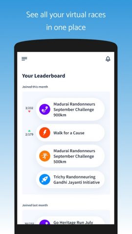 Goals.Fit — fitness challenges для Android — скриншот 3