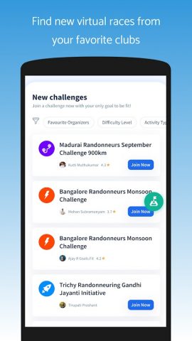 Goals.Fit — fitness challenges для Android — скриншот 4