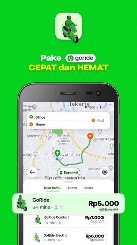 Gojek — Transportasi & Makanan для Android — скриншот 2