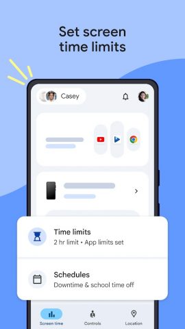 Google Family Link для Android — скриншот 1