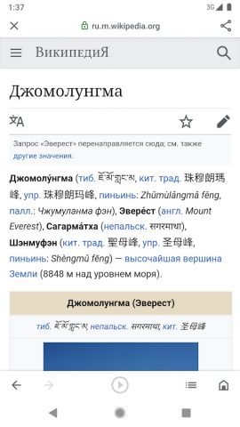 Google Go для Android — скриншот 3