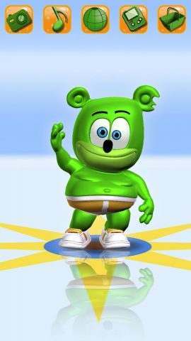Говоря Gummy Bear для Android — скриншот 1