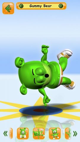 Говоря Gummy Bear для Android — скриншот 2