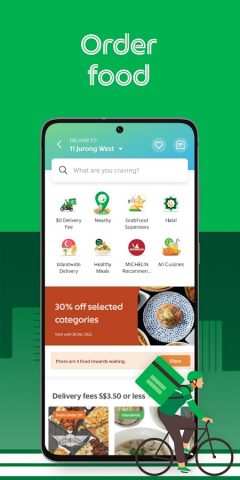 Grab — Taxi & Food Delivery для Android — скриншот 3
