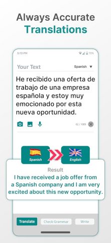 Grammar Check AI: Fixy Grammar для Android — скриншот 5