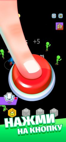 Green button: Тап-тап кликер для Android — скриншот 5