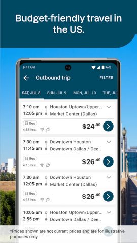 Greyhound: Buy Bus Tickets для Android — скриншот 5