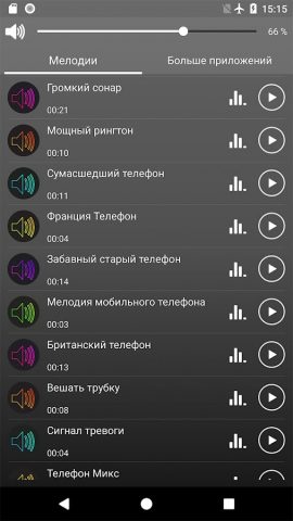 Громкий Телефон Рингтоны для Android — скриншот 3