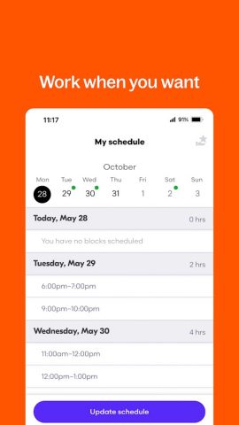 Grubhub for Drivers для Android — скриншот 2