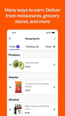 Grubhub for Drivers для Android — скриншот 4