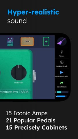 Guitar Effects, Amp — Deplike для Android — скриншот 2