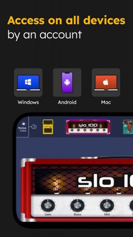 Guitar Effects, Amp — Deplike для Android — скриншот 3