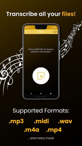 Guitar2Tabs — Note Recognizer для Android — скриншот 1