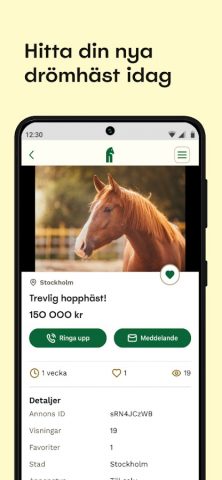 Hästnet для Android — скриншот 2