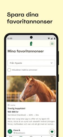 Hästnet для Android — скриншот 5