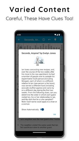 HARD Penny Dell Logic Problems для Android — скриншот 3