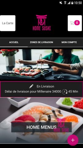 HOME SUSHI для Android — скриншот 2