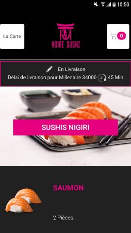 HOME SUSHI для Android — скриншот 3