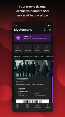 HOYTS Cinemas Australia для Android — скриншот 3