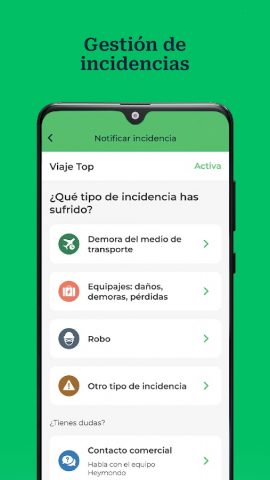 Heymondo — Seguros de Viaje для Android — скриншот 4