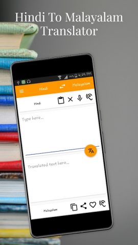 Hindi To Malayalam Translator для Android — скриншот 1