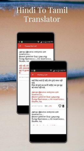 Hindi To Tamil Translator для Android — скриншот 4