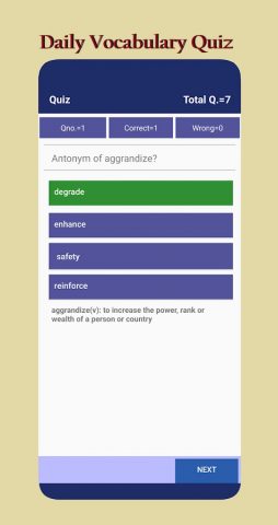Hindu Vocab App & Editorial для Android — скриншот 5