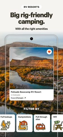 Hipcamp: Camping, RVs & Cabins для Android — скриншот 4